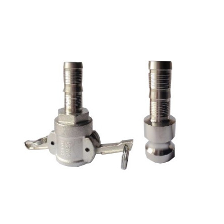 CAMLOCK connector plug + socket with DN35 SR sleeve