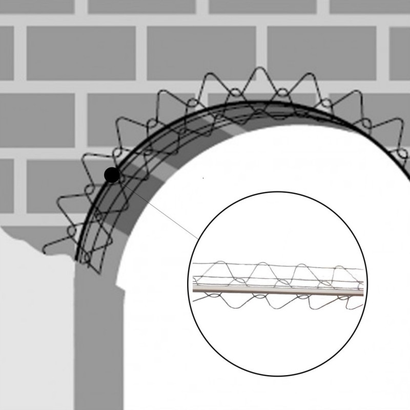 plastering corner for arches, WIDRA wire – 25 pcs.