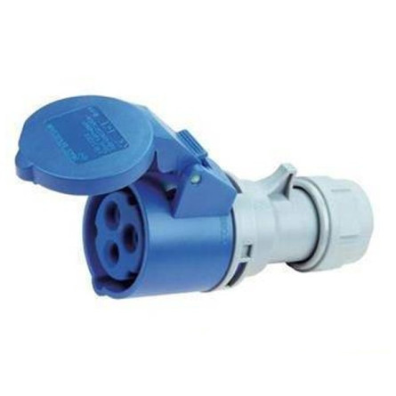 portable socket 16Ax3 IP44 BLUE 230V