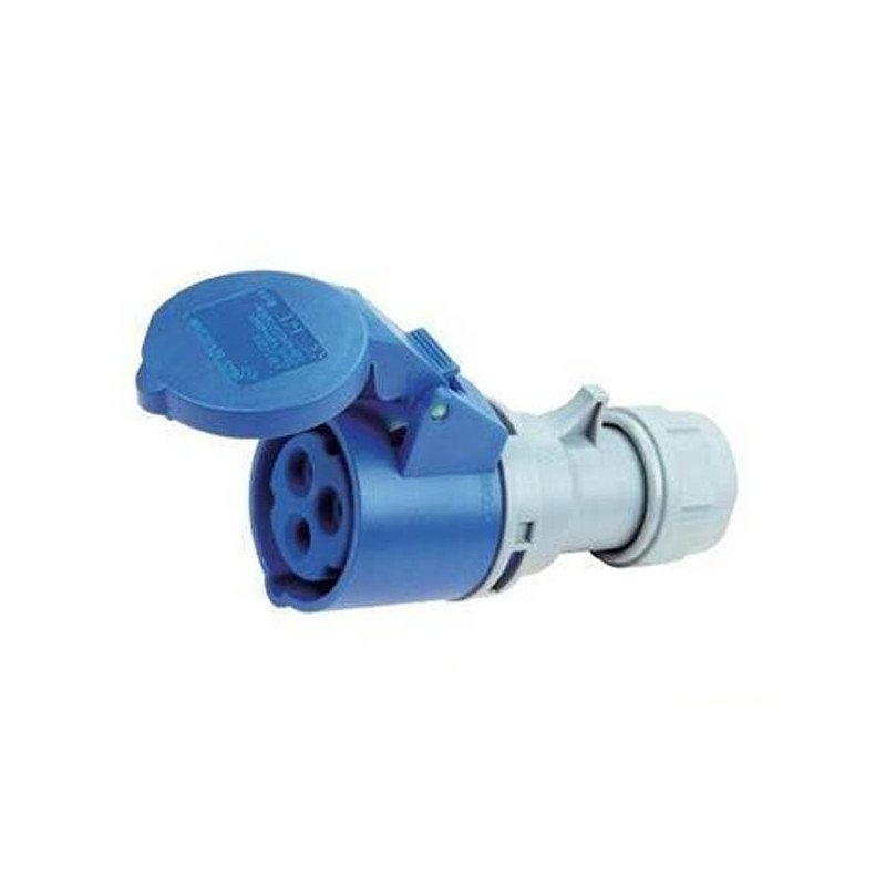 portable socket 16Ax3 IP44 BLUE 230V