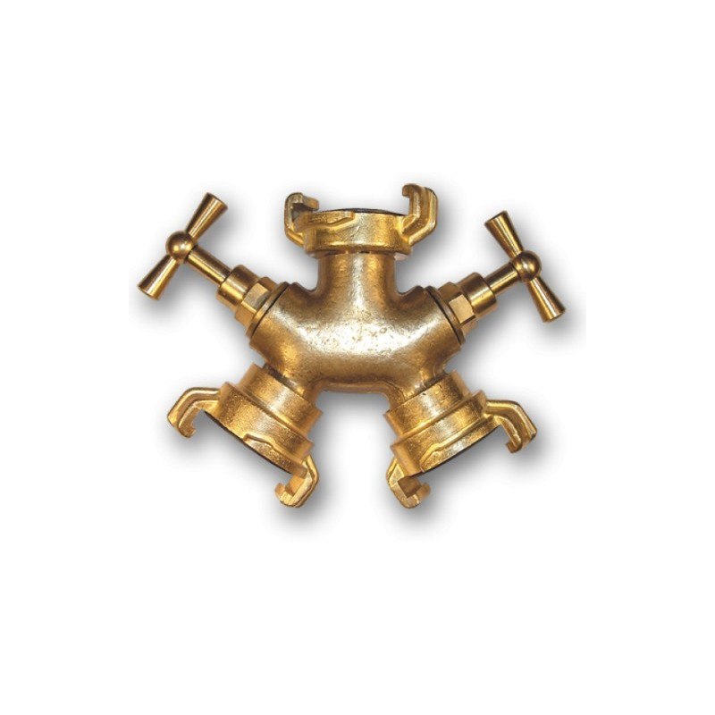 T-piece - GEKA connector distributor with valves