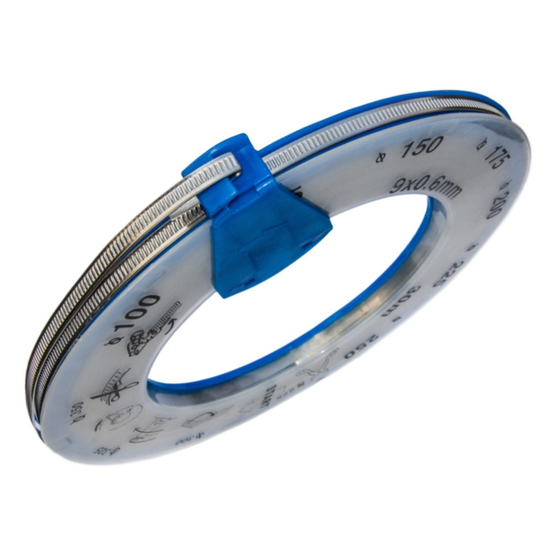 9 mm worm band per metre - 30 m spool