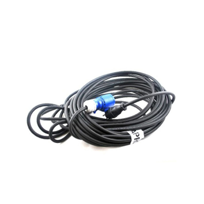 electrical cable 3x1.5mm, length 3m, BLUE socket