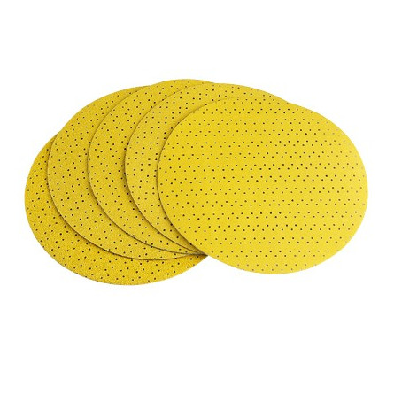 yellow perforated sandpaper 40