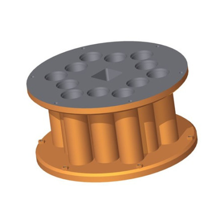 3.9L SSB 05 - 0763-3 rotary drum dispenser