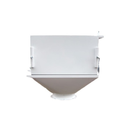 hopper cover for silo bell