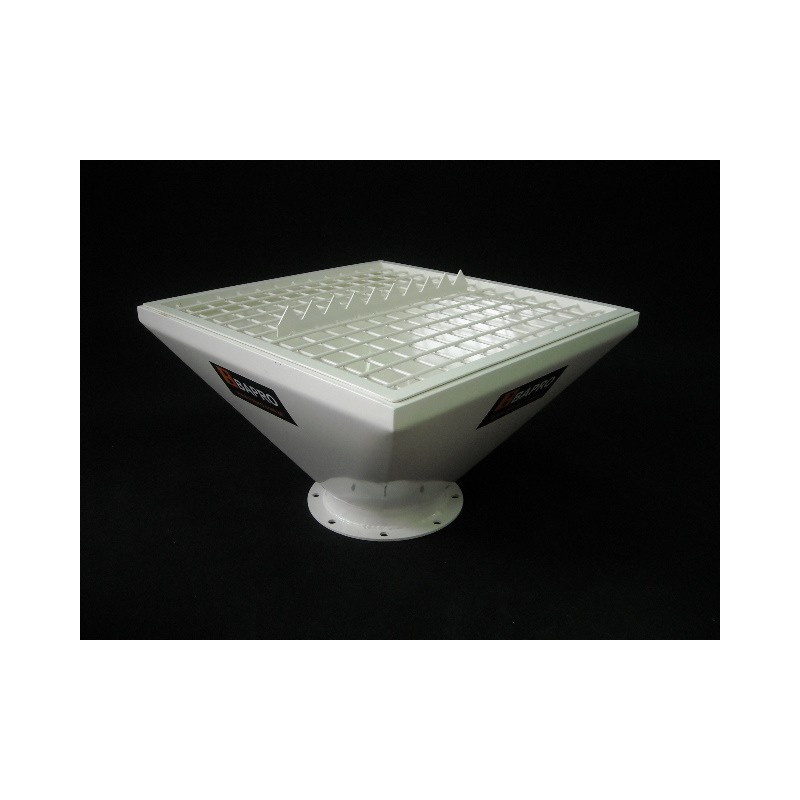 hopper cover for silo bell