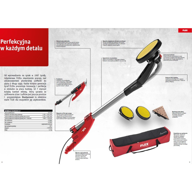 FLEX sanding set - GIRAFFE GE 7 + S44 LAC
