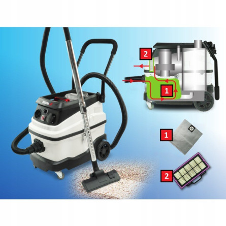 DP 1600/30 STRONG construction vacuum cleaner with water filter