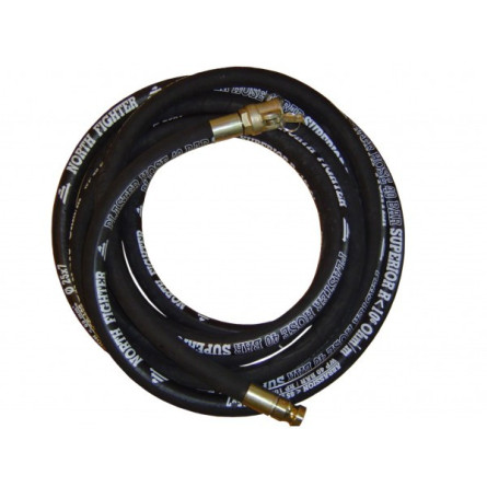 DN25 plastering hose, 10 m, gold swivel - NORTH FIGHTER