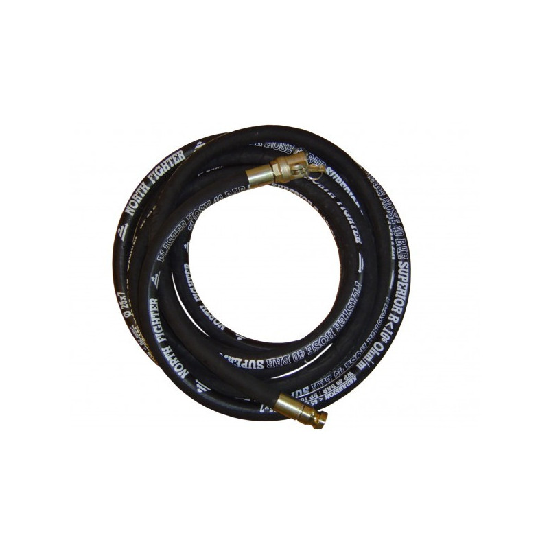 DN25 plastering hose, 20 m, gold swivel - NORTH FIGHTER