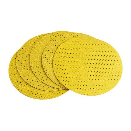 yellow sandpaper with holes, 60 grit
