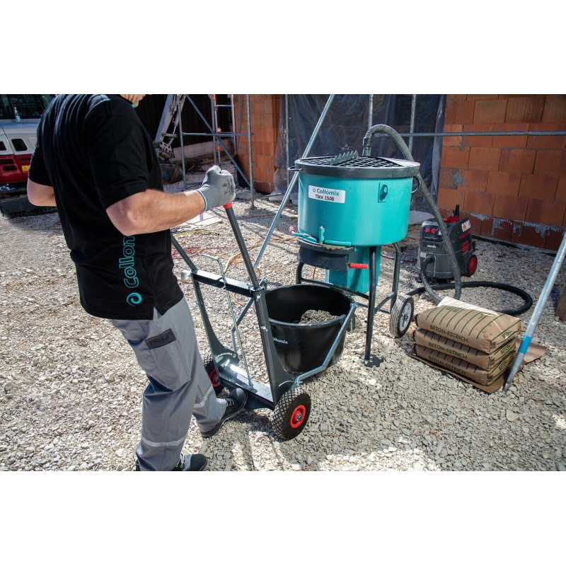 transport trolley for 65 l containers - COLLOMIX