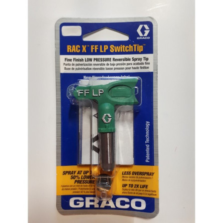 Graco FFLP paint spray nozzle ideal for smooth finishes