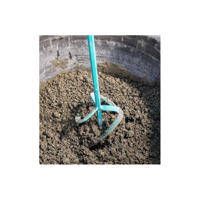 Collomix mixer for heavy mortars MK 160 HF, turquoise