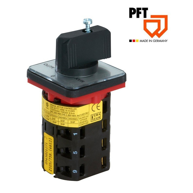 HAND/AUTO hopper switch - PFT G4
