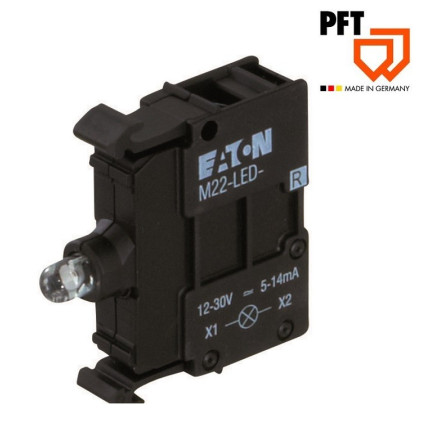 LED lamp holder, red - PFT G4 new type