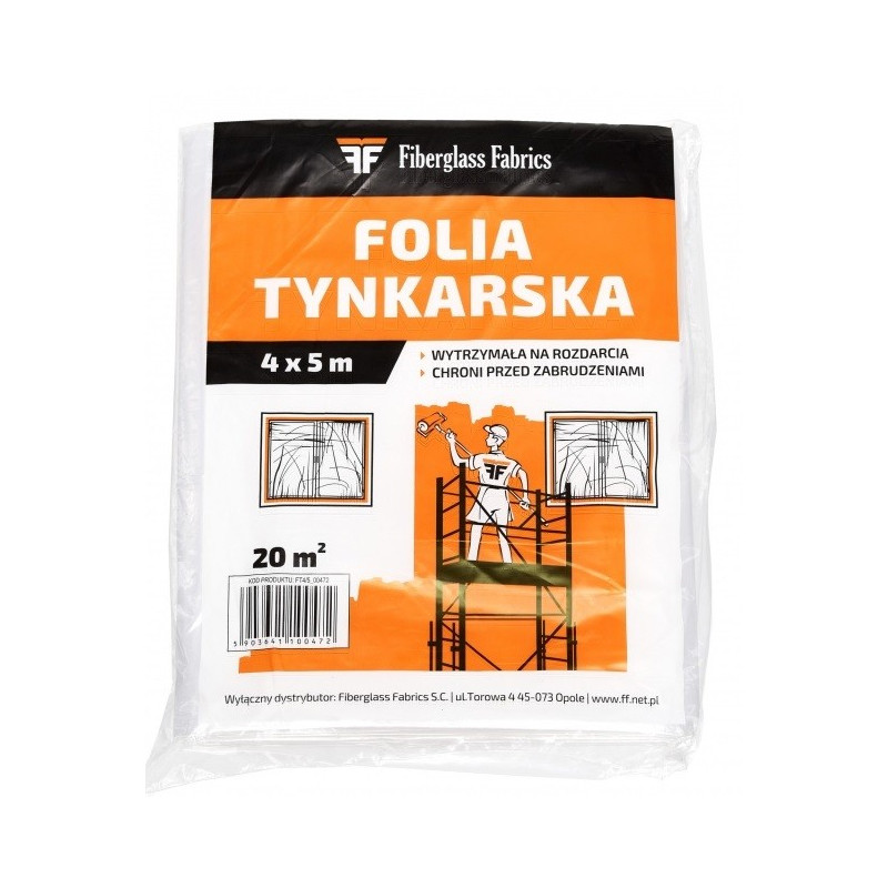 Plaster foil 4x5m 600g Reinforced 20m2