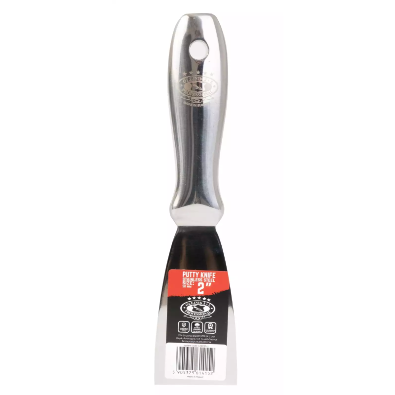 One-piece stainless steel putty knife 51MM OLEJNIK Putty knife