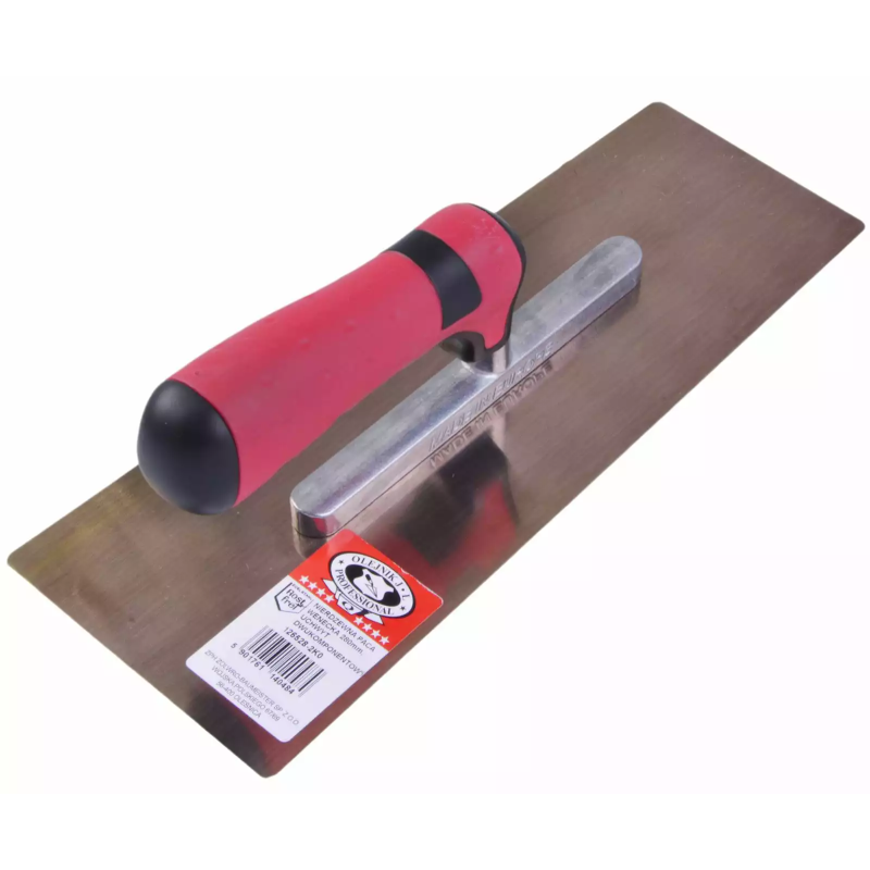 Venetian trowel Stainless steel 280 x 90 mm OLEJNIK Two-component handle