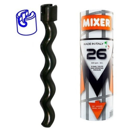 Stator + Rotor Bayonet MIXER 26 - COMPACT PRO 25 Complete Screw Pump