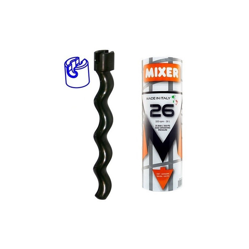 Stator + Rotor Bayonet MIXER 26 - COMPACT PRO 25 Complete Screw Pump