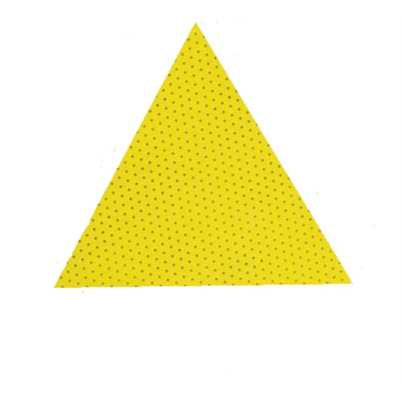 yellow triangular sandpaper, 220 grit - 017355