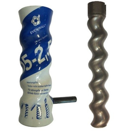 Stator + Rotor D5-2.5 EVEN WALL - Blue Complete Screw Pump