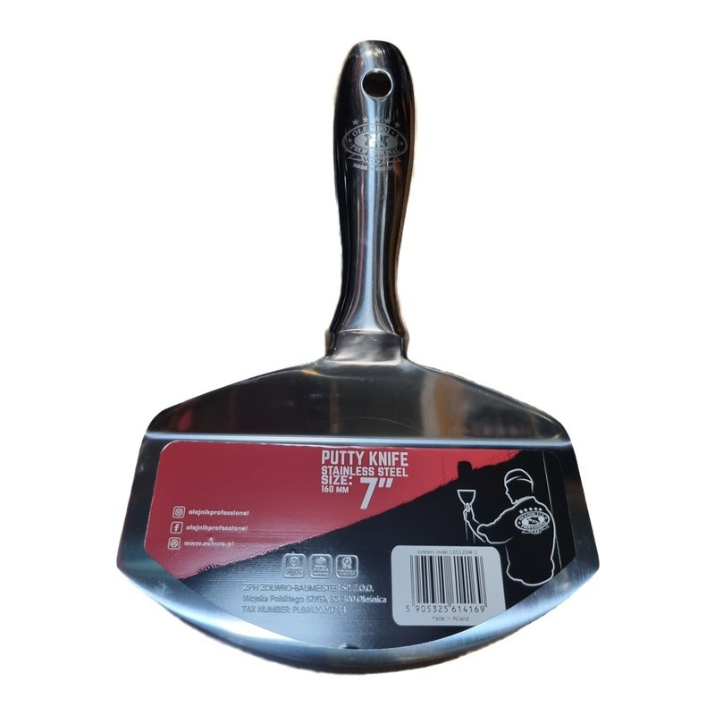 Set of Single-Piece Putty Knives in a Case OLEJNIK 7 Pieces