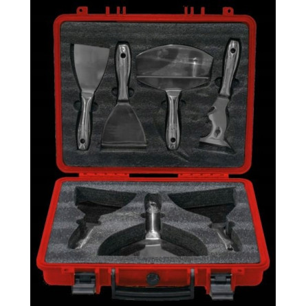 Set of Single-Piece Putty Knives in a Case OLEJNIK 7 Pieces