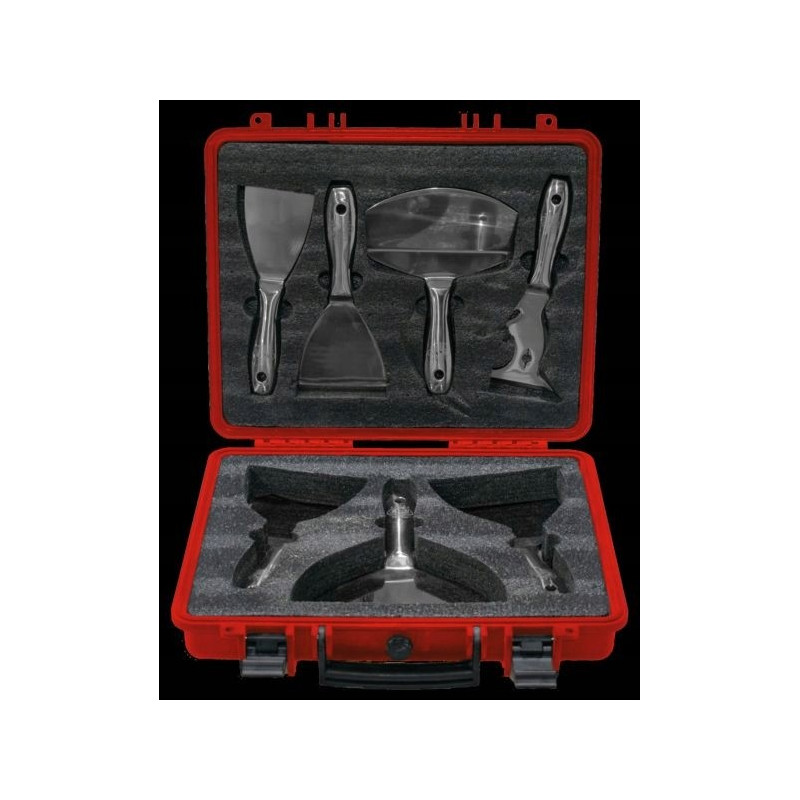 Set of Single-Piece Putty Knives in a Case OLEJNIK 7 Pieces