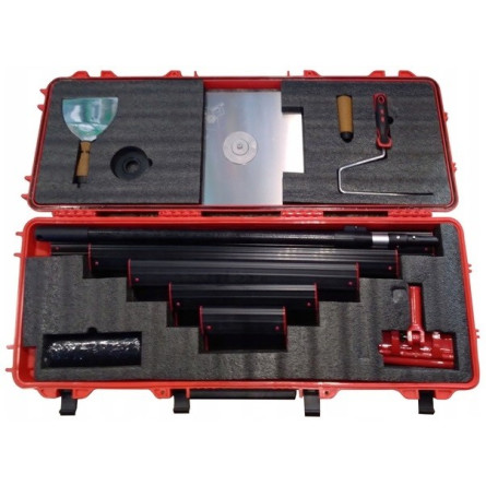 Set of 11 finishing knives in a wheeled case OLEJNIK