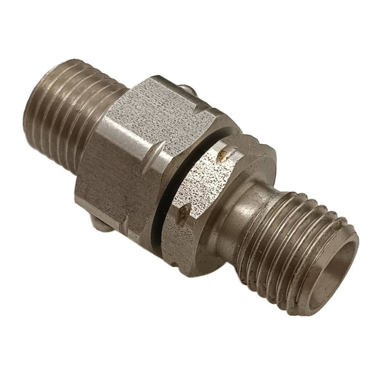 Rotary Hose Connector, external thread 1/4" x 1/4"