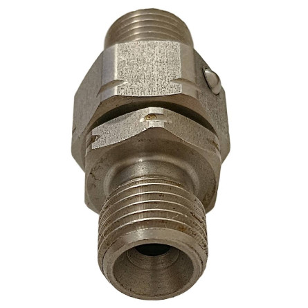 Rotary Hose Connector, external thread 1/4" x 1/4"