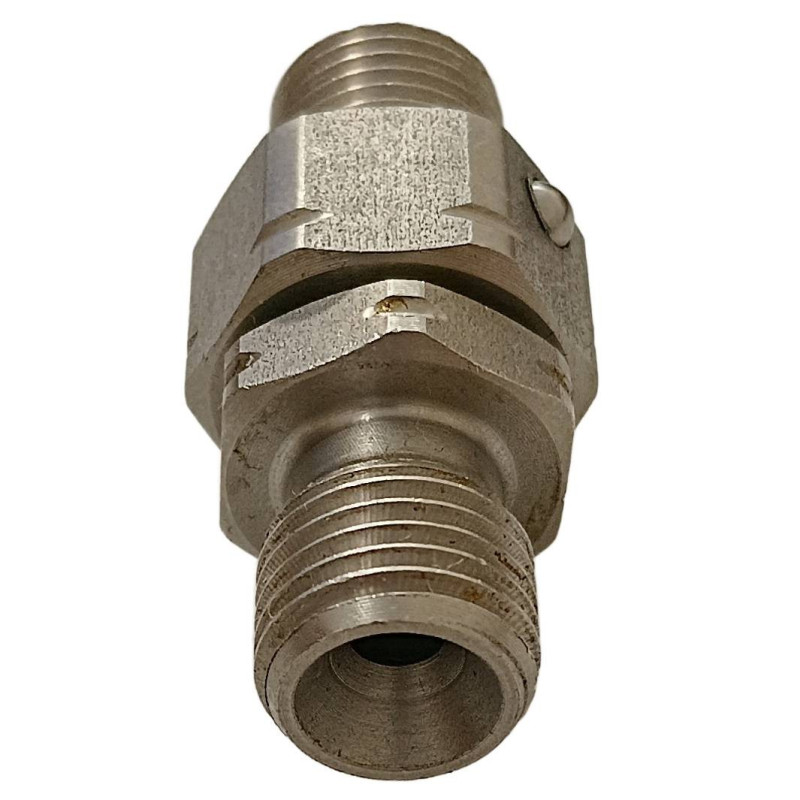Rotary Hose Connector, external thread 1/4" x 1/4"