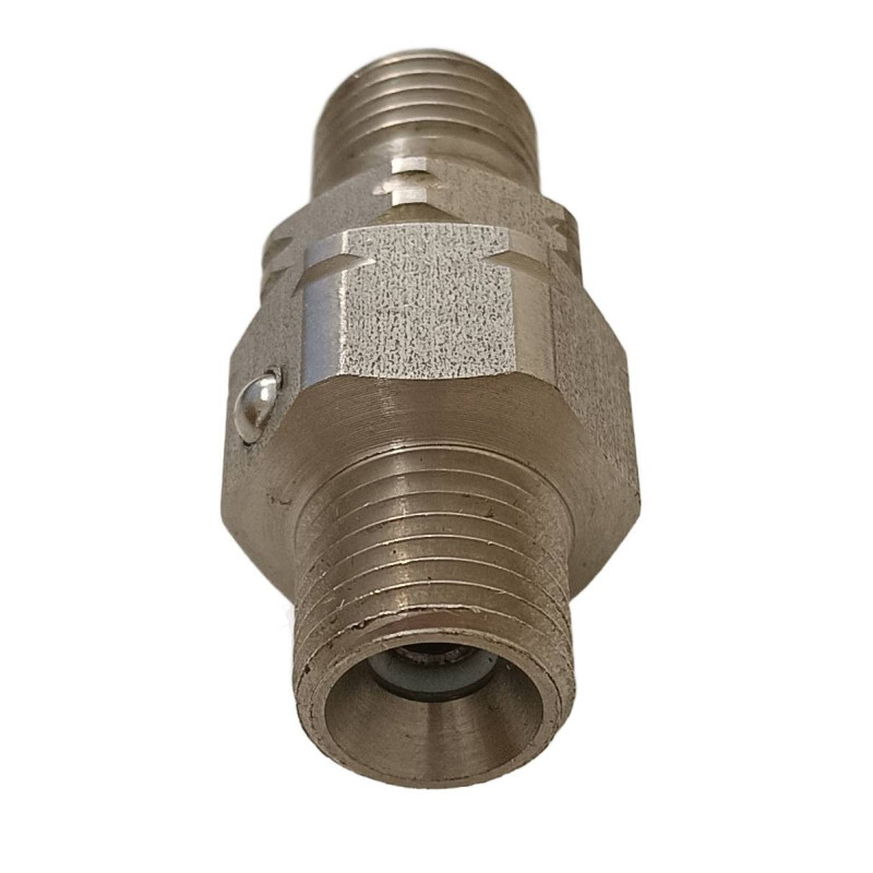 Rotary Hose Connector, external thread 1/4" x 1/4"