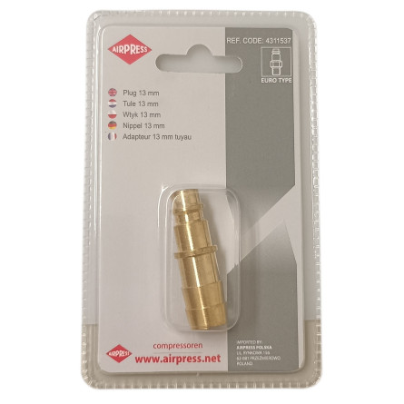 13 mm EURO AIRPRESS pneumatic hose connector