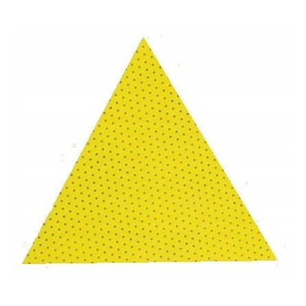 Yellow Perforated Sandpaper Triangle 80 for Giraffe-Type Sanders