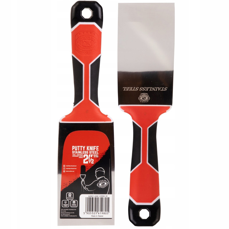 Three-component paint scraper, 60 mm