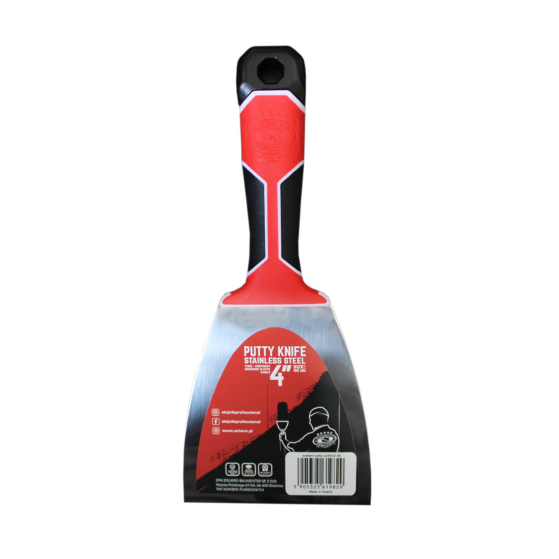 Three-component paint scraper, 100 mm