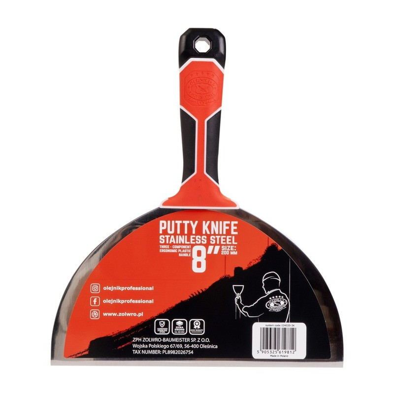 Szpachelka Malarska Trzykomponentowa 200mm