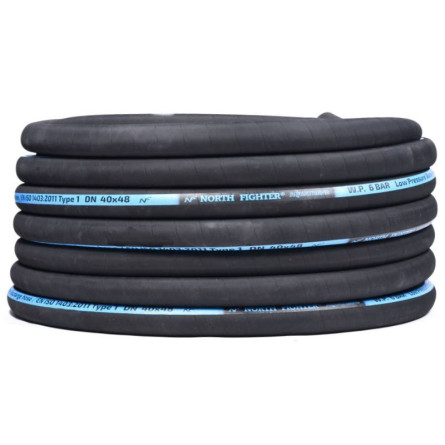 Hose for Silomat NF Rubber DN50, 20 m, without fittings