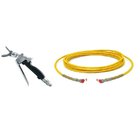 HD INLINE spray gun + 1/2''x2.5m hose for GRACO T-MAX