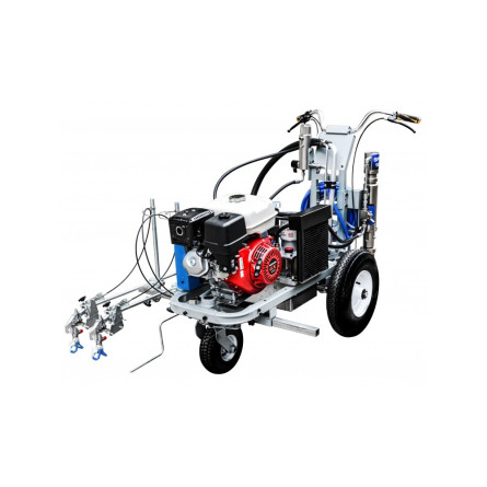 SPLM1076 Road Marking Machine for Lines + SPLM DRIVER Paint Sprayer Drive Trolley - Strong-Tech