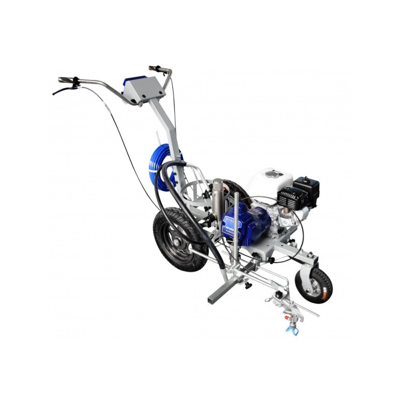 SPLM3400 Road Marking Machine for Lanes + SPLM DRIVER Marking Machine Drive Trolley - Strong-Tech