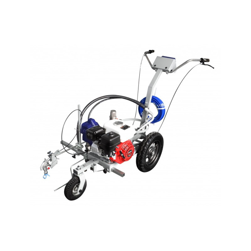 SPLM3400 Road Marking Machine for Lanes + SPLM DRIVER Marking Machine Drive Trolley - Strong-Tech