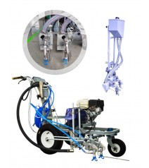Malowarka Drogowa Do Pasów SPLM5900 + System Posypu Mikrokul Malowarki SPLM5900 -Strong-Tech