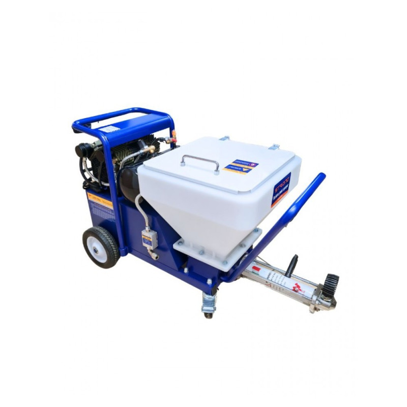 DP-T7X Plastering Unit with Compressor + Styrofoam and Facade Sander - Strong-Tech