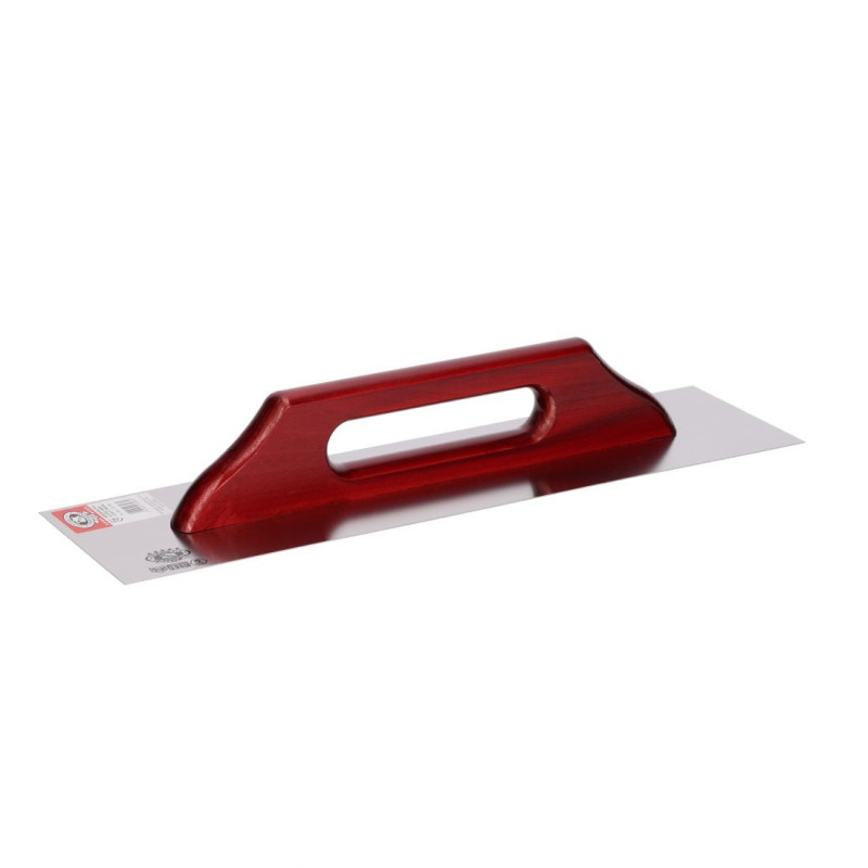 Swiss-style stainless steel trowel, 580 mm