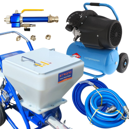 Zestaw Tynkarski STRONG-TECH DP-T5 + Kompresor AIRPRESS HL 425-24